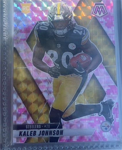 2025 Panini Mosaic #315 Kaleb Johnson — front