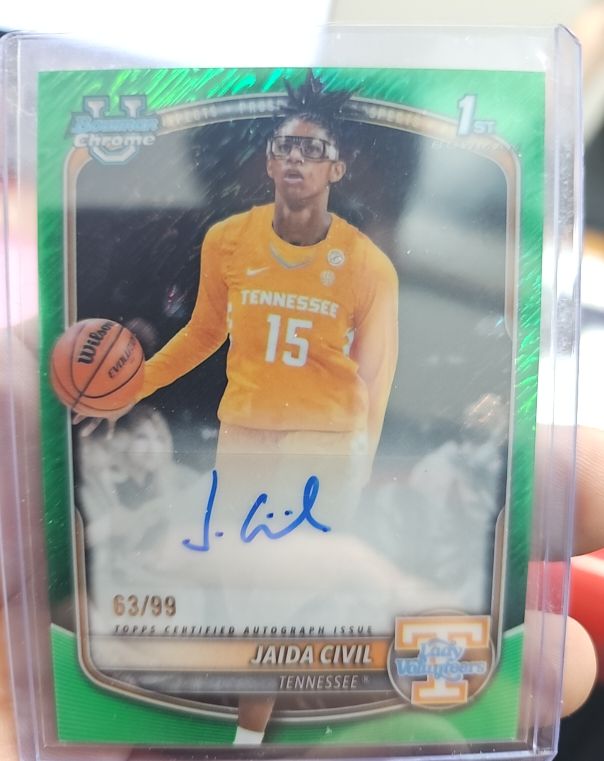 2025-26 Bowman Chrome #BCP-74 Jaida Civil — front
