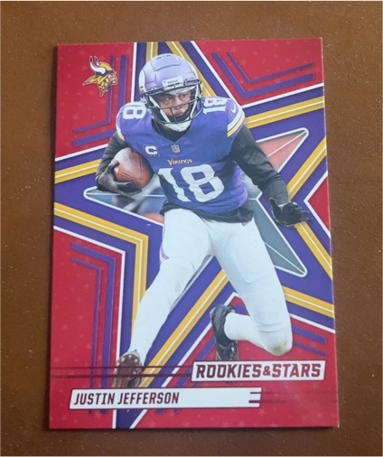 2025 Panini Rookies & Stars #75 Justin Jefferson — front
