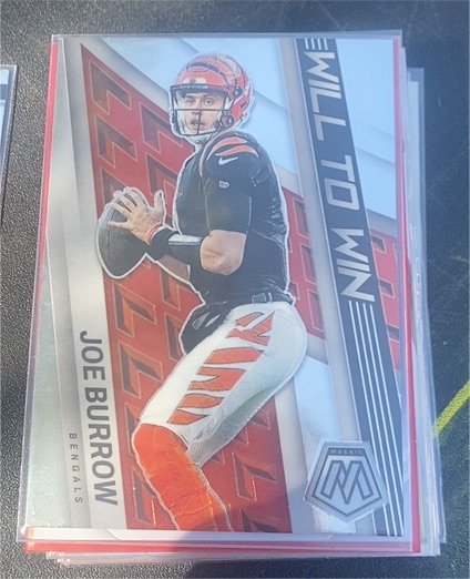 2022 Panini Mosaic Will to Win #WW-2 Joe Burrow — front