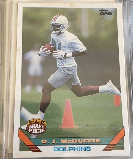 1993 Topps #326 O.J. McDuffie — front