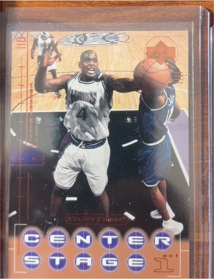 2000-01 Upper Deck Ovation Center Stage Act 1 #CS8 Chris Webber — front