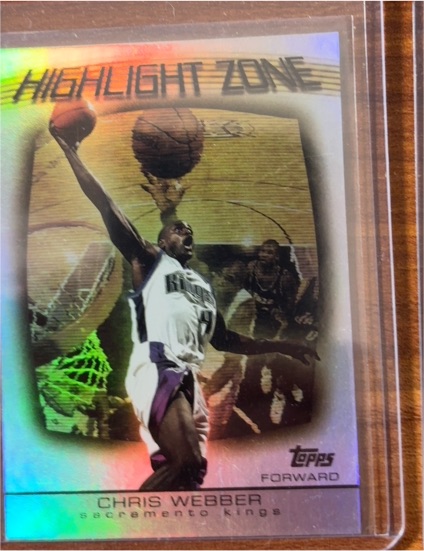 2003-04 Topps Highlight Zone #HZ-3 Chris Webber — front