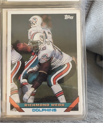 1993 Topps #144 Richmond Webb — front