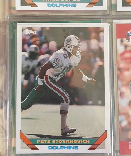 1993 Topps #106 Pete Stoyanovich — front