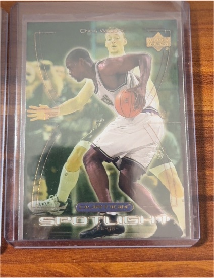 2000-01 Upper Deck Ovation Spotlight #OS12 Chris Webber — front