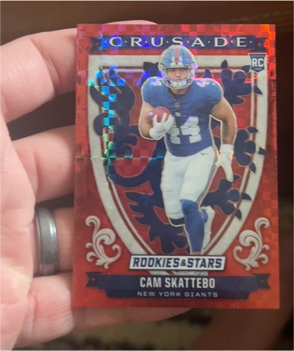 2025 Panini Rookies & Stars Crusade #21 Cam Skattebo — front