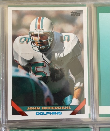 1993 Topps #198 John Offerdahl — front