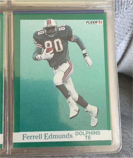 1991 Fleer #120 Ferrell Edmunds — front