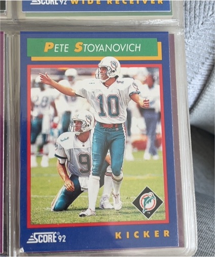 1992 Score #29 Pete Stoyanovich — front