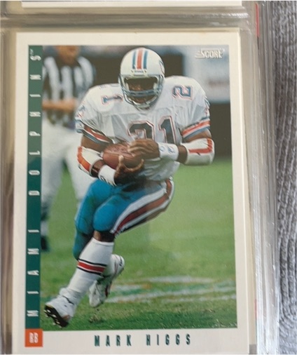 1993 Score #200 Mark Higgs — front