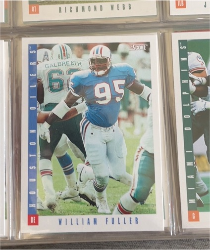 1993 Score #133 William Fuller — front