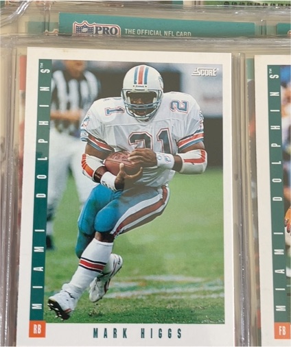 1991 Score #211 Mark Higgs — front