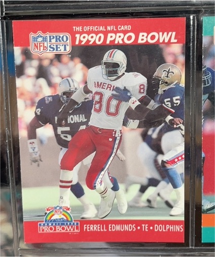 1990 Pro Set #340 Ferrell Edmunds — front