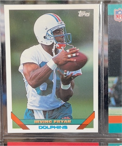 1993 Topps #531 Irving Fryar Miami Dolphins — front