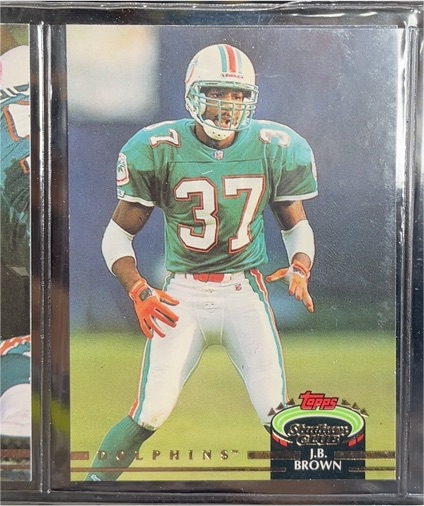1992 Topps Stadium Club #16 J.B. Brown — front