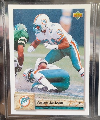 1992 Upper Deck #491 Vestee Jackson — front