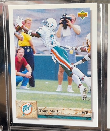1992 Upper Deck #503 Tony Martin Miami Dolphins — front
