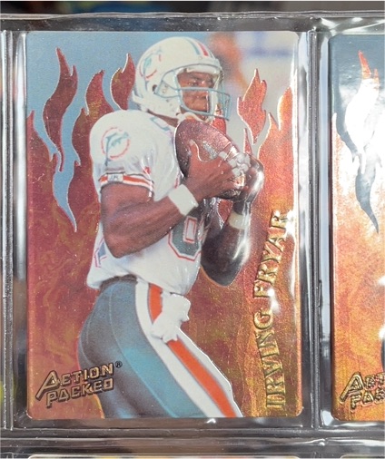 1994 Action Packed #R9 Irving Fryar Catching Fire — front