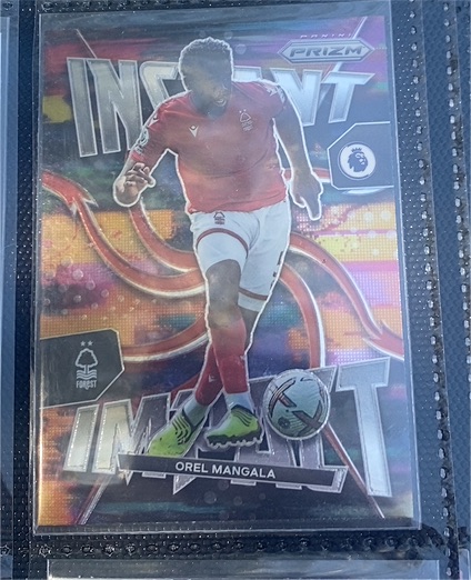 2022-23 Panini Prizm Premier League #30 Orel Mangala Instant Impact — front