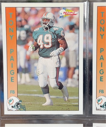 1992 Pacific #171 Tony Paige — front