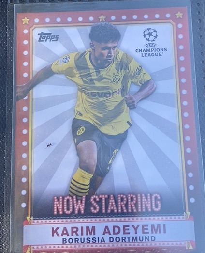 2022-23 Topps UEFA Club Competitions Now Starring Karim Adeyemi #NS-2 — front