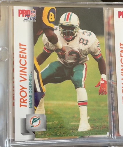 1992 Pro Set #561 Troy Vincent — front
