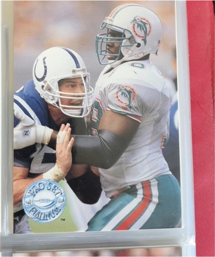 1991 Pro Set Platinum #64 Richmond Webb — front