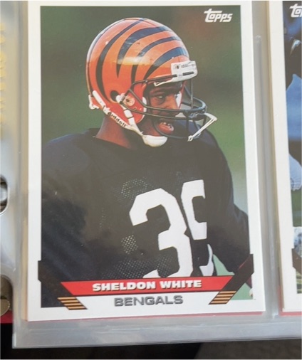 1993 Topps #586 Sheldon White — front