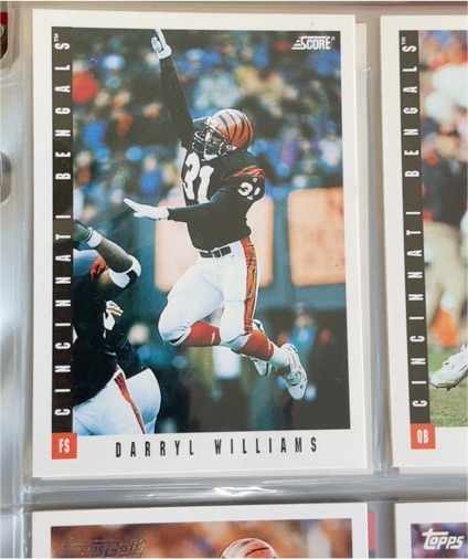 1991 Score #31 Darryl Williams — front