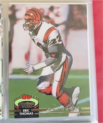 1992 Topps Stadium Club #43 Eric Thomas — front