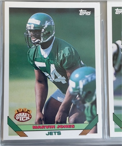 1993 Topps #381 Marvin Jones — front