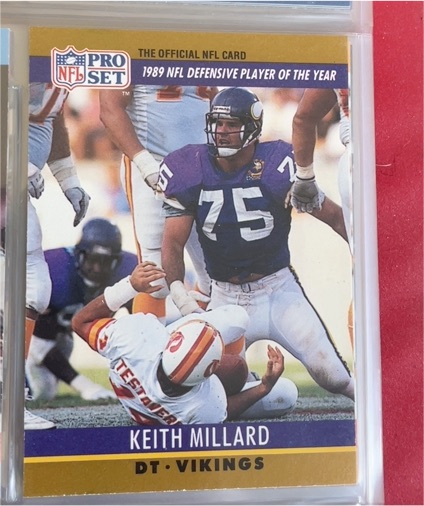 1990 Pro Set #5 Keith Millard — front