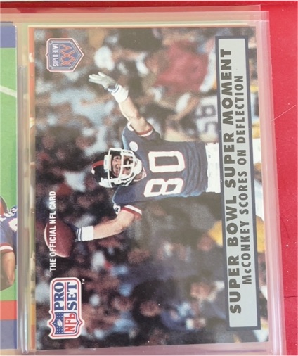 1990 Pro Set #150 Phil McConkey Super Bowl Super Moment — front