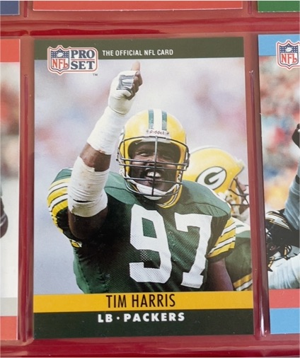 1990 Pro Set #109 Tim Harris — front