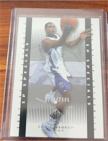 2002-03 Upper Deck SP Authentic SP Specials #133 Chris Webber — front