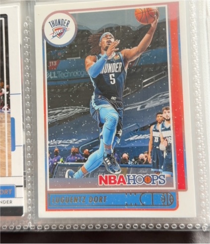 2021-22 Panini NBA Hoops #33 Luguentz Dort — front