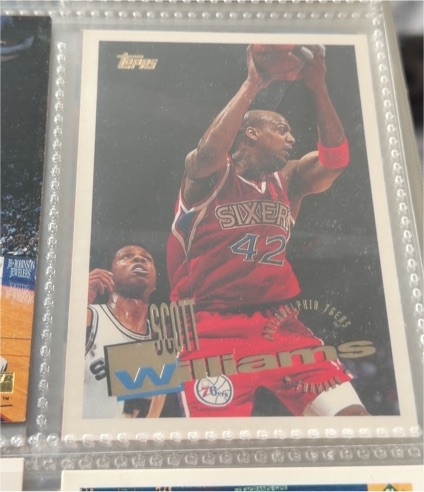1995-96 Topps #82 Scott Williams — front