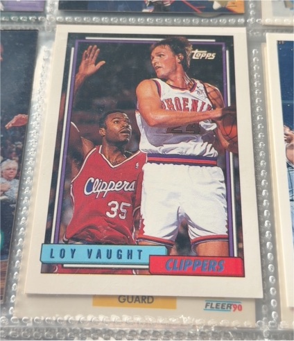 1992-93 Topps #88 Loy Vaught — front