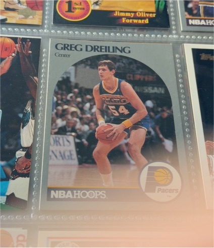1990-91 NBA Hoops #132 Greg Dreiling — front