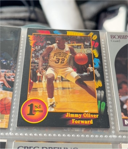1992 Wild Card Collegiate #48 Jimmy Oliver — front