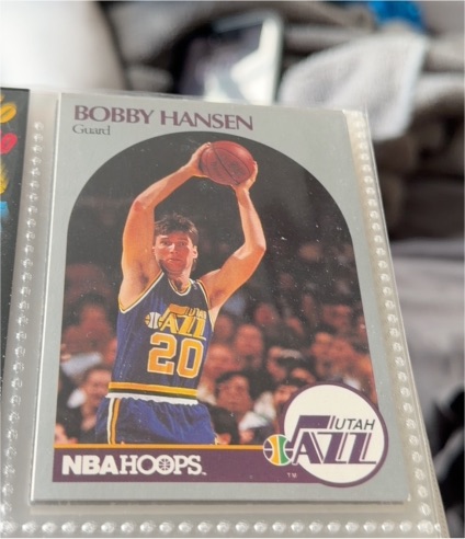 1990 NBA Hoops #290 Bobby Hansen — front