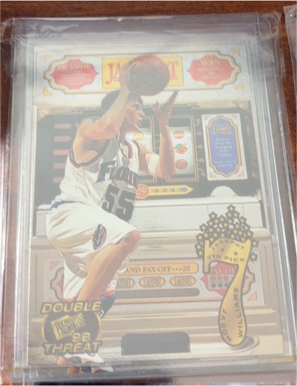 1998 Press Pass Double Threat Jackpot #J3B-4 Jason Williams — front