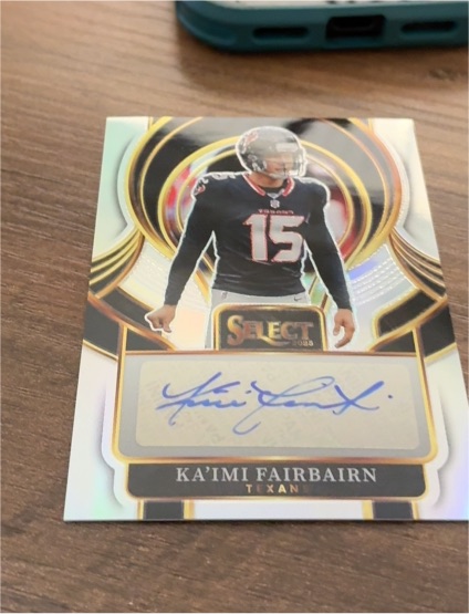 2025 Panini Select #SIP-KFN Ka'imi Fairbairn — front