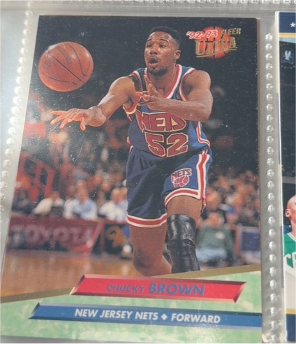 1992-93 Fleer Ultra #313 Chucky Brown — front