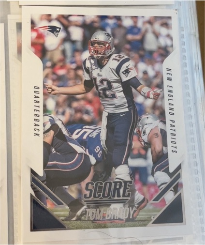 2015 Panini Score #6 Tom Brady — front