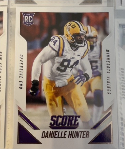 2015 Panini Score #347 Danielle Hunter — front
