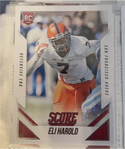 2015 Panini Score #343 Eli Harold Rookie — front