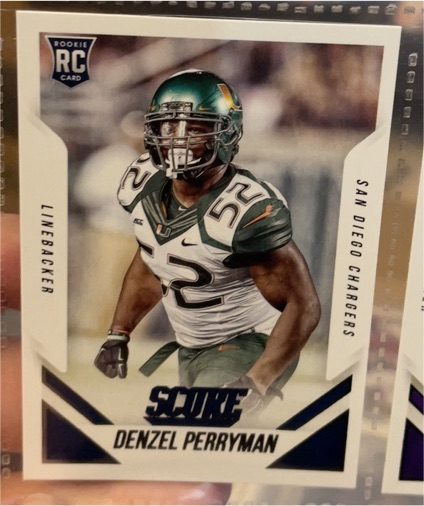 2015 Panini Score #355 Denzel Perryman — front