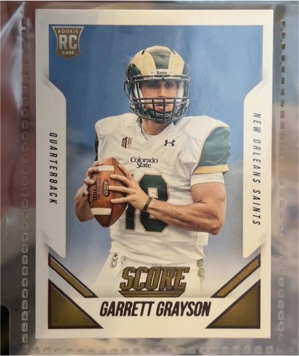 2015 Score #367 Garrett Grayson — front